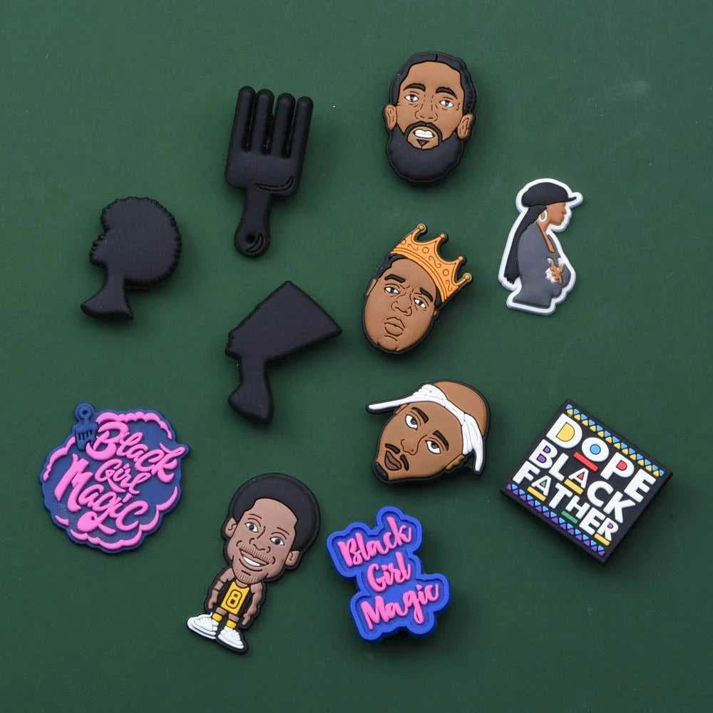 Shoe Charms Black Lives Matter PVC Cartoon Portraits Shoe Accessories for boys girls adults gifts The jack market .AU The jack market .AU Step Up Your Style: Trendy Shoes for Every Occasion! $ 46 14:1052#p2156