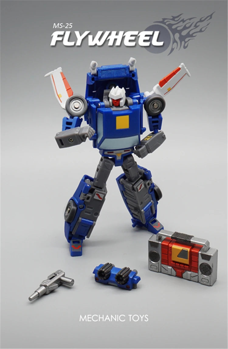 Mini Soundwave With Laserbeak Transformation MFT HS-03 HS03 Hot Soldiers G1 Pocket War Deformation Action Figure Robot Toy Gifts