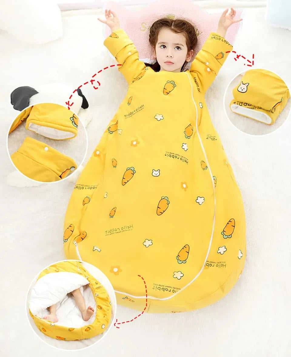 Sleeping Bag For Children 2.5Tog Baby Sleeping Bag Winter Thick Detachable Sleeves Anti-Kick Blanket Infant Quilt Sleepwear The jack market .AU The jack market .AU Mum & Kids: Essential Products for Every Family $ 63 14:771#dog 2.5tog;200000463:200661896#M(80cm)
