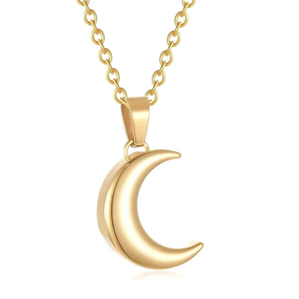 Stainless Steel Crescent Moon Pendant Cremation Jewelry Urn Necklaces for Human Pet Ashes Memorial Jewelry Gift for Women Men The jack market .AU The jack market .AU Jewellery & Chains $ 53 200001033:361187#Rose Gold