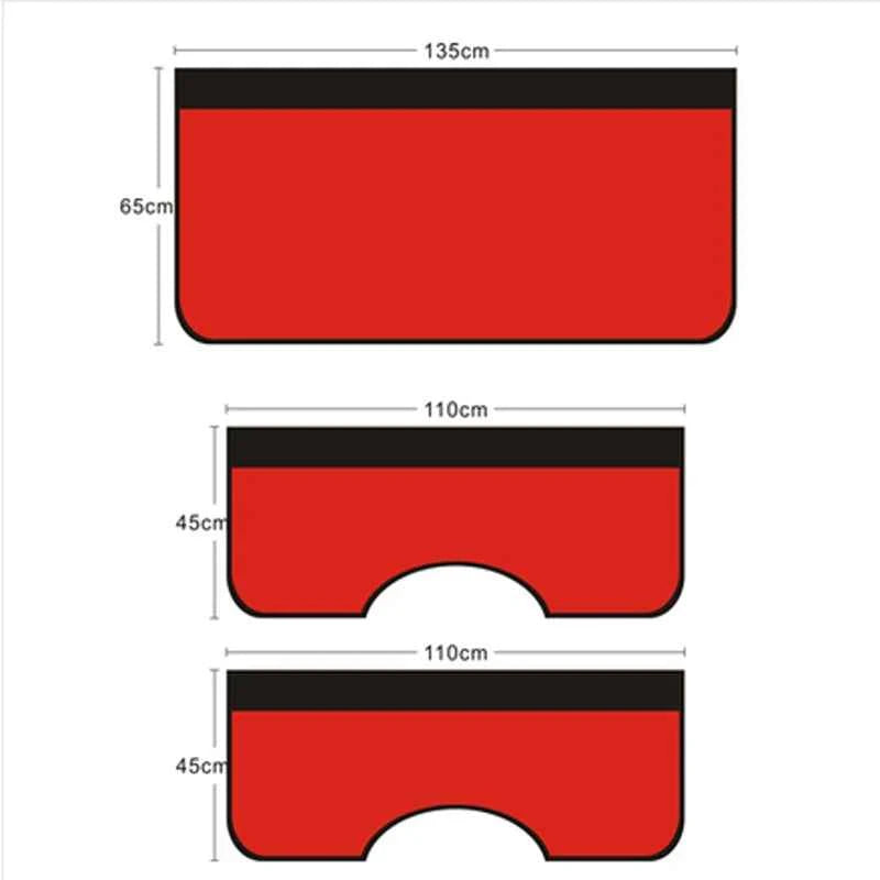 3 pieces of universal magnetic fender cover foldable protector mechanical work mat auto repair mat