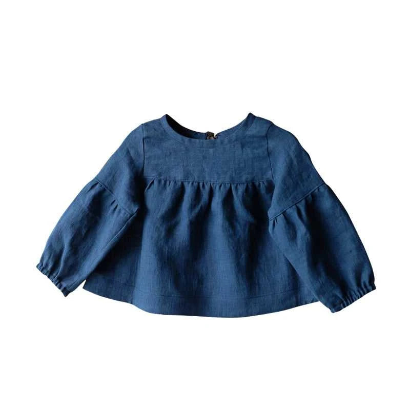 Chic Back Bow Tie Linen Shirt Girls 2026 New Solid Color Casual Loose Baby Kids Long-Sleeved Blouse Autumn Clothes The jack market .AU The jack market .AU Mum & Kids: Essential Products for Every Family $ 45 14:350853#White;200000463:200169197#110cm;200007763:201336100