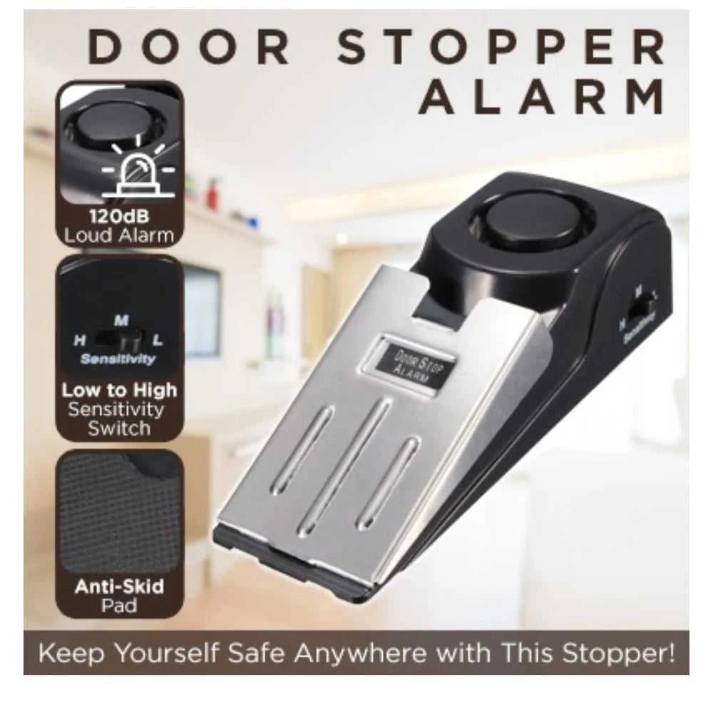 Door Stopper Alarm, Siren Door Safety Wedge Anti Break-In Door Personal self-defense necessities when traveling at home The jack market .AU The jack market .AU Home $ 52 <none>