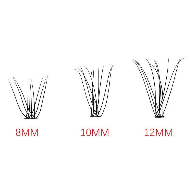 Fluffy 3D Eyelash Extensions - 10/20/30D Individual Soft & Dramatic Lashes for Effortless Makeup Looks
