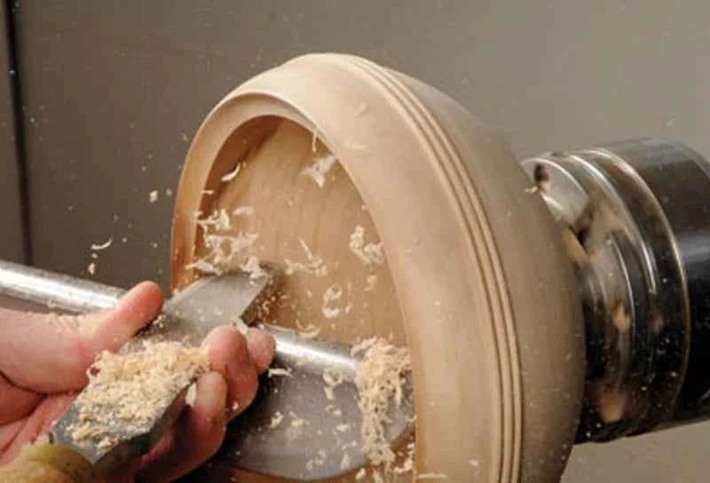 WoodTurner Pro Round Nose Scraper Set - Precision Woodturning Gouges (16/20/25/38MM) for Perfect Inner Arcs