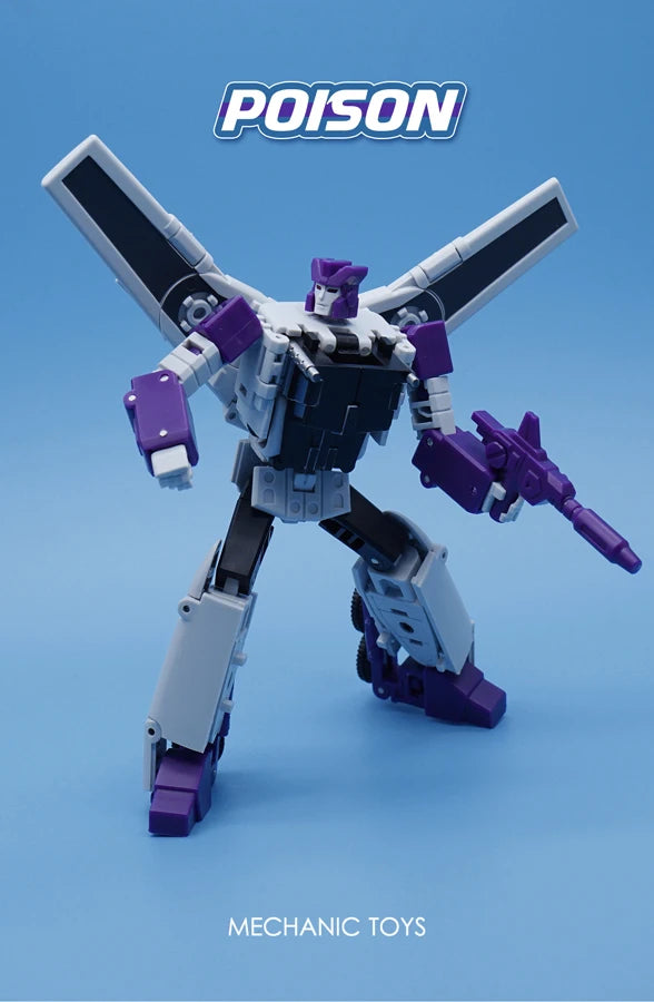 Mini Soundwave With Laserbeak Transformation MFT HS-03 HS03 Hot Soldiers G1 Pocket War Deformation Action Figure Robot Toy Gifts
