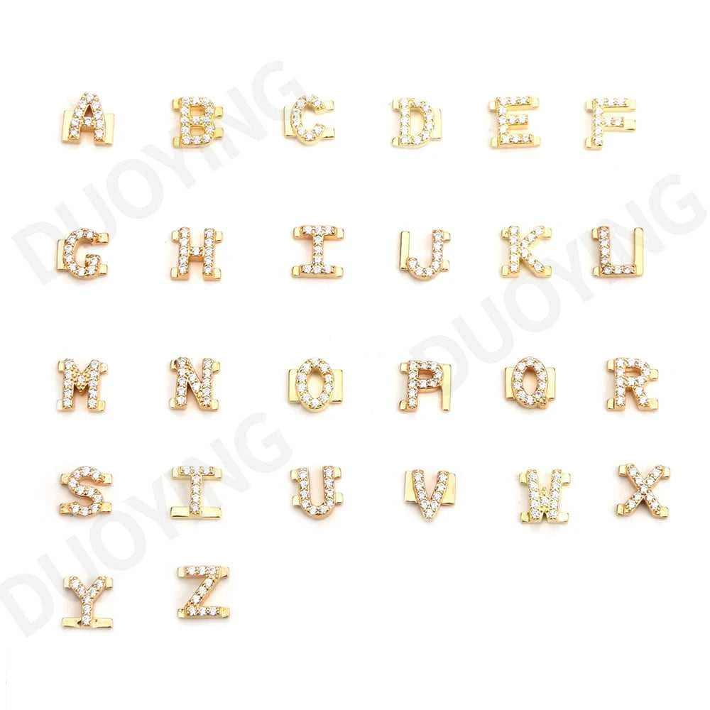 Duoying DIY Slider Charms Custom Name Accessories Zircon Sliding Letter Charms Personalized Letter Replace Jewlery Parts Charm The jack market .AU The jack market .AU Jewellery & Chains $ 73 200000783:193;200001034:200003758#Rose Gold no Charm;200007763:201336100
