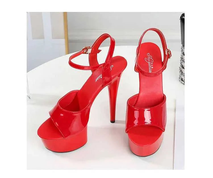 2022 Stripper Pole Dance Shoes High Heels Women Sexy Show Shoes Party Club 13 15 17CM Sandals Platform High-heeled Shoes Wedding The jack market .AU The jack market .AU Step Up Your Style: Trendy Shoes for Every Occasion! $ 94 14:366#Blue leopard;200000124:3434
