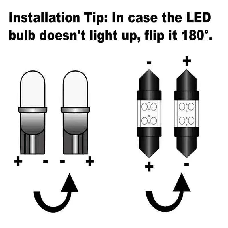 TPKE 17Pcs LED Interior Light Bulb Kit For Honda Accord 8 VIII MK8 8th Gen 2008 2009 2010 2011 2012 Vehicle Indoor Map Dome Lamp