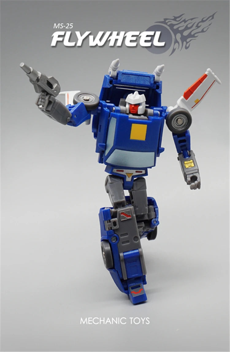 Mini Soundwave With Laserbeak Transformation MFT HS-03 HS03 Hot Soldiers G1 Pocket War Deformation Action Figure Robot Toy Gifts