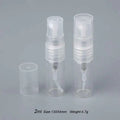 Mini Glam Perfume Bottles - 100 Pack of 1ml & 2ml Refillable Glass Atomizers for On-the-Go Fragrance