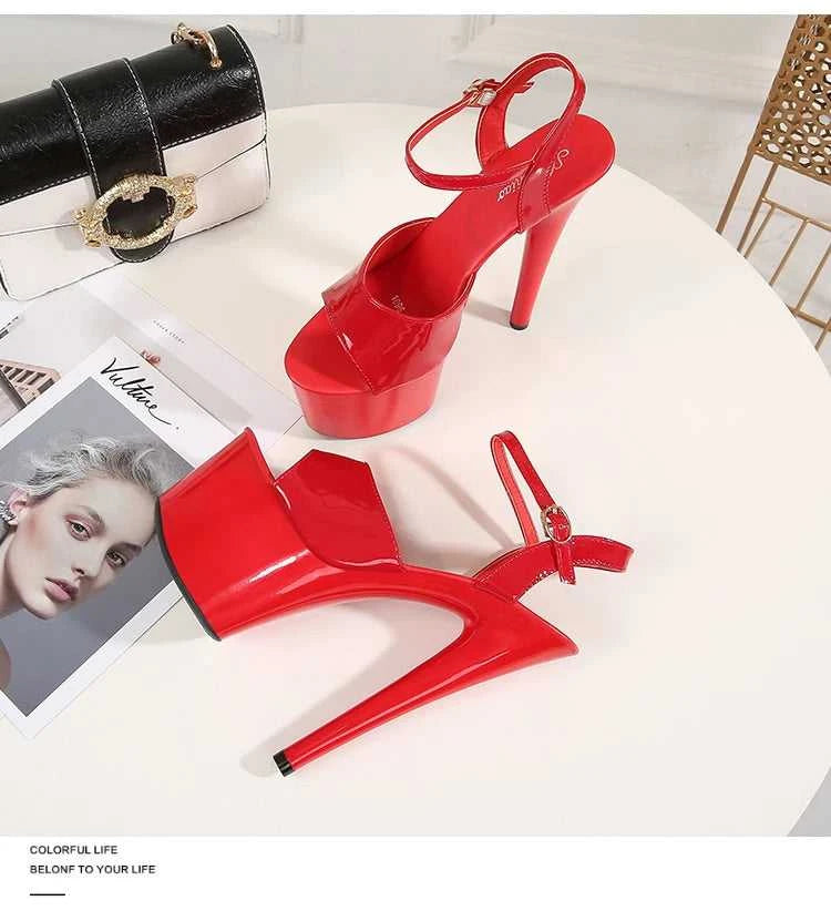 2022 Stripper Pole Dance Shoes High Heels Women Sexy Show Shoes Party Club 13 15 17CM Sandals Platform High-heeled Shoes Wedding The jack market .AU The jack market .AU Step Up Your Style: Trendy Shoes for Every Occasion! $ 94 14:366#Blue leopard;200000124:3434