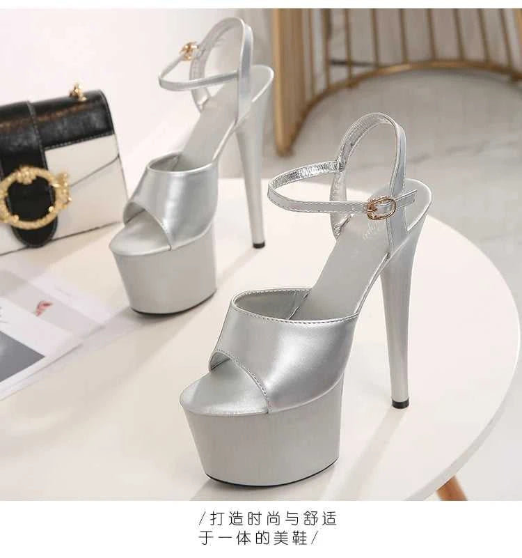 2022 Stripper Pole Dance Shoes High Heels Women Sexy Show Shoes Party Club 13 15 17CM Sandals Platform High-heeled Shoes Wedding The jack market .AU The jack market .AU Step Up Your Style: Trendy Shoes for Every Occasion! $ 94 14:366#Blue leopard;200000124:3434