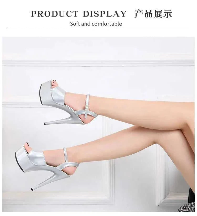 2022 Stripper Pole Dance Shoes High Heels Women Sexy Show Shoes Party Club 13 15 17CM Sandals Platform High-heeled Shoes Wedding The jack market .AU The jack market .AU Step Up Your Style: Trendy Shoes for Every Occasion! $ 94 14:366#Blue leopard;200000124:3434