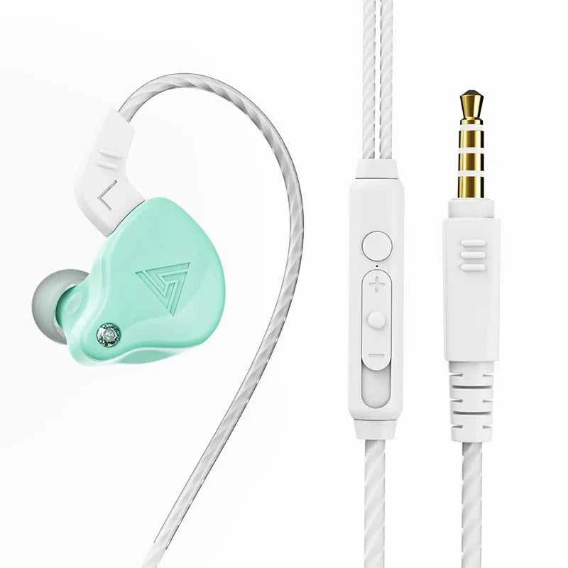 QKZ AK6 Wired Headphones Dual Drive HiFi Earphone with Microphone 3.5mm Sport Running Music Earbuds Bass Stereo Headset Original The jack market .AU The jack market .AU Accessories Electronics $ 51 14:350853#AK6 Green B