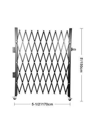 SucceBuy Single Folding Security Gate 1.5-2mx1.22-3.66m Folding Door Gate Steel Accordion Flexible Expanding Security Gate Black The jack market .AU The jack market .AU Home $ 219 14:771#black 1.66x1.22m;200007763:100014852