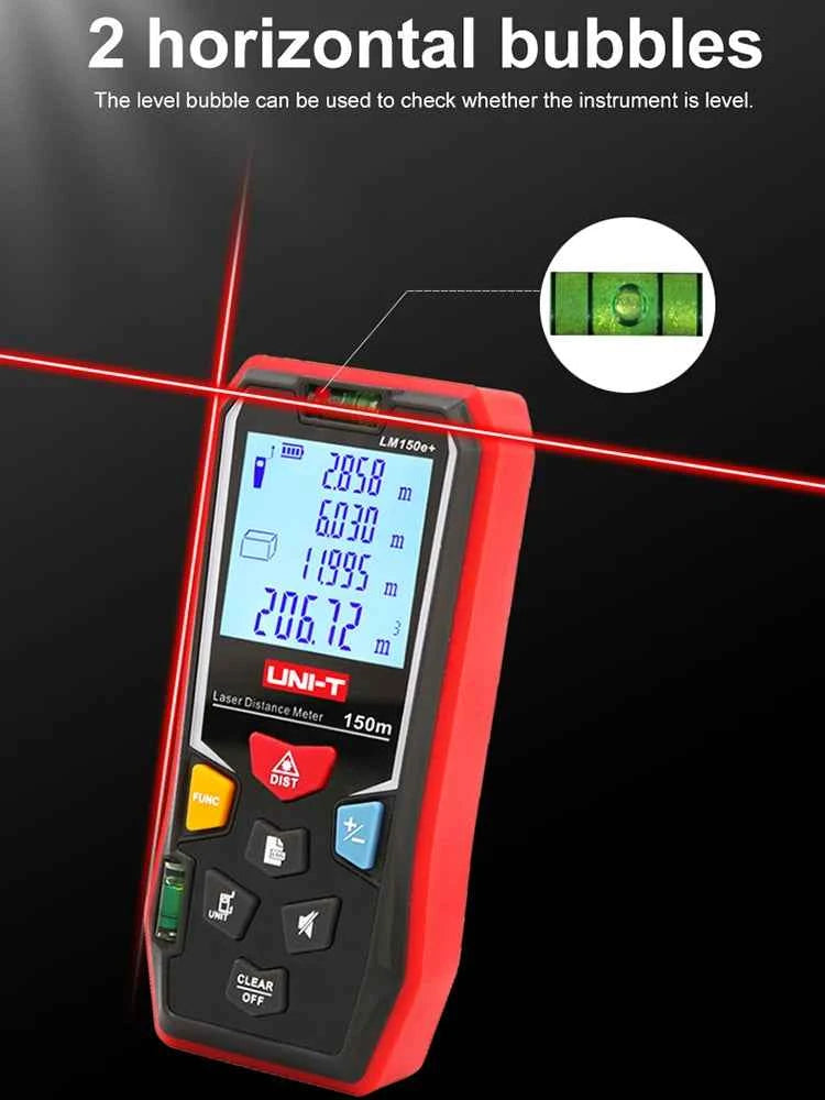 UNI-T Laser Rangefinder - Precision 70m & 150m Distance Measurement for Accurate Projects