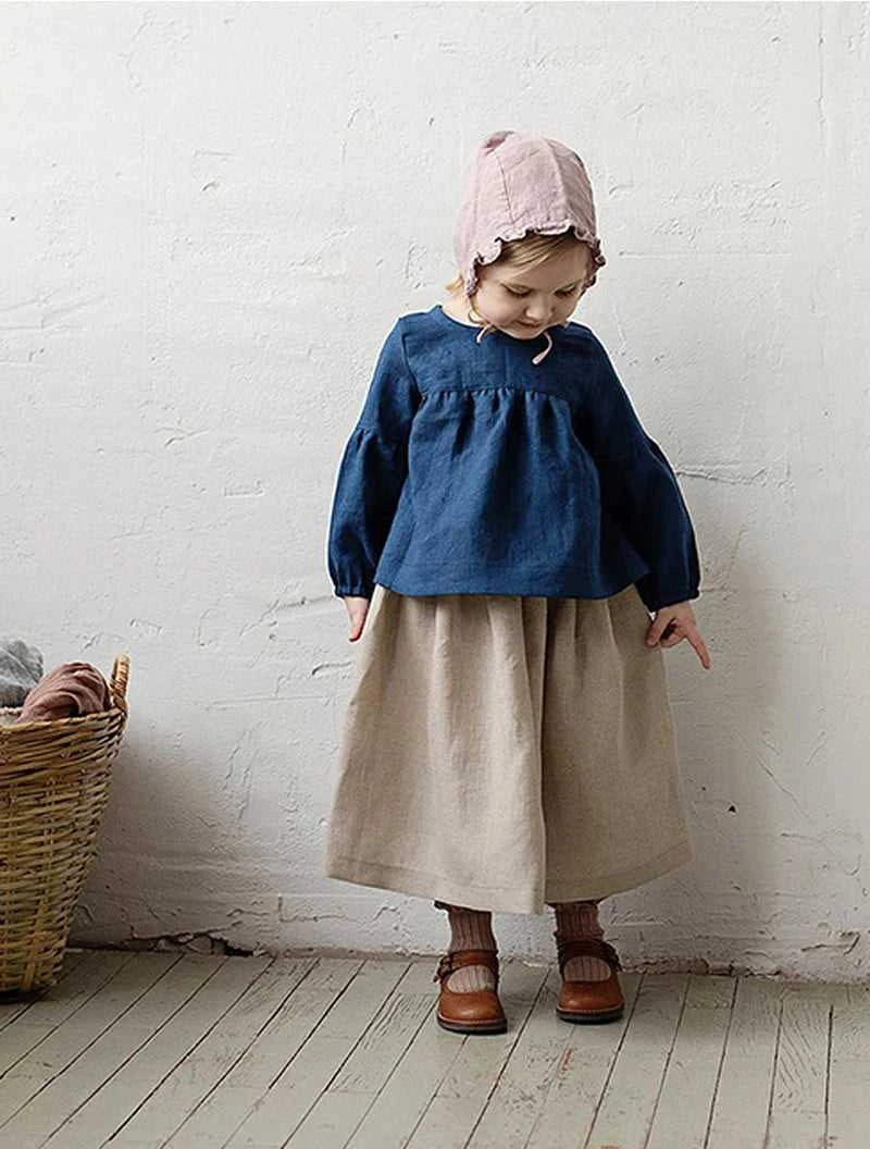 Chic Back Bow Tie Linen Shirt Girls 2026 New Solid Color Casual Loose Baby Kids Long-Sleeved Blouse Autumn Clothes The jack market .AU The jack market .AU Mum & Kids: Essential Products for Every Family $ 45 14:350853#White;200000463:200169197#110cm;200007763:201336100