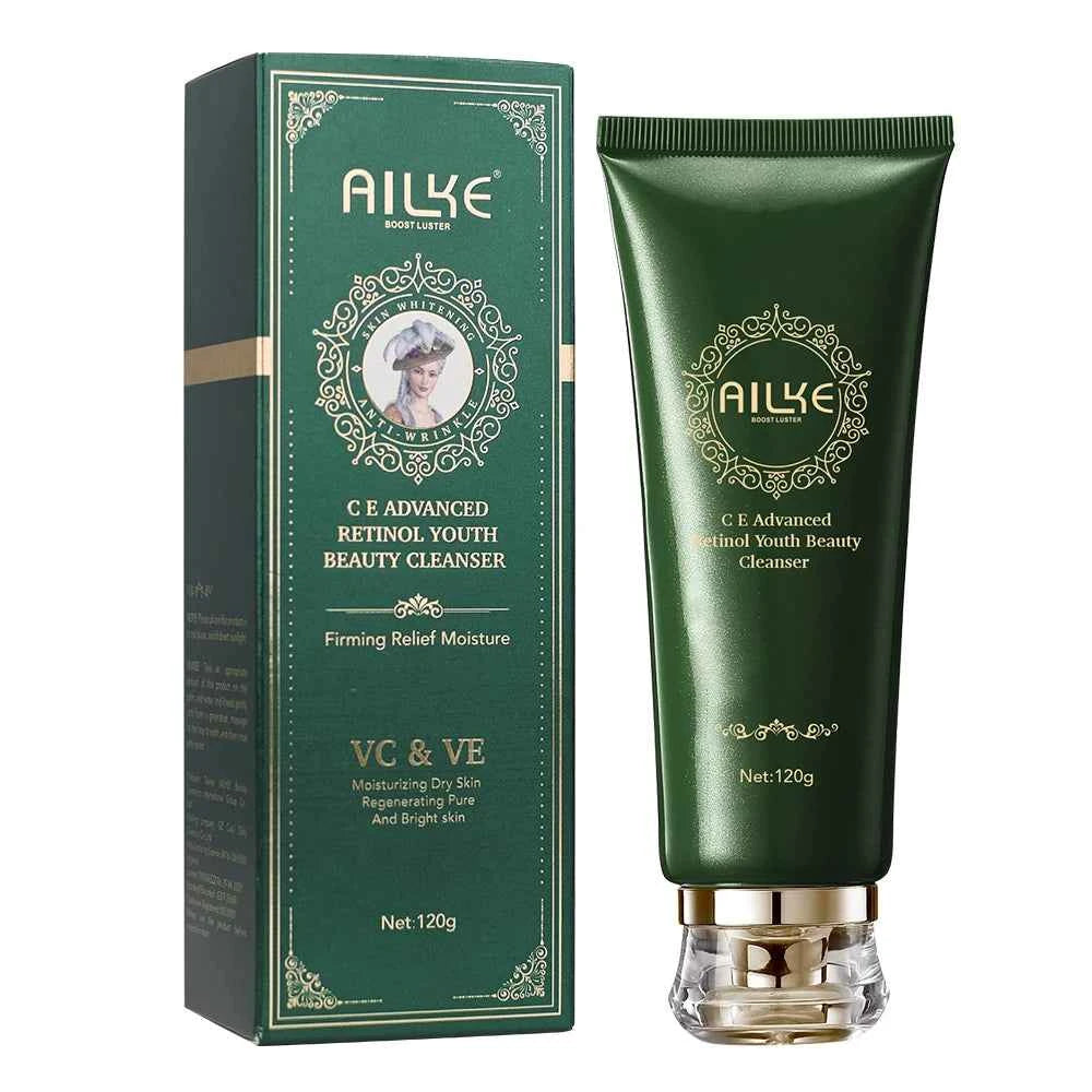AILKE Retinol Brightening, Anti Wrinkles Cream, For Black, Dark, Brown, Caramel Skin, Lighten Skin Tone, Whitening Face Care Set