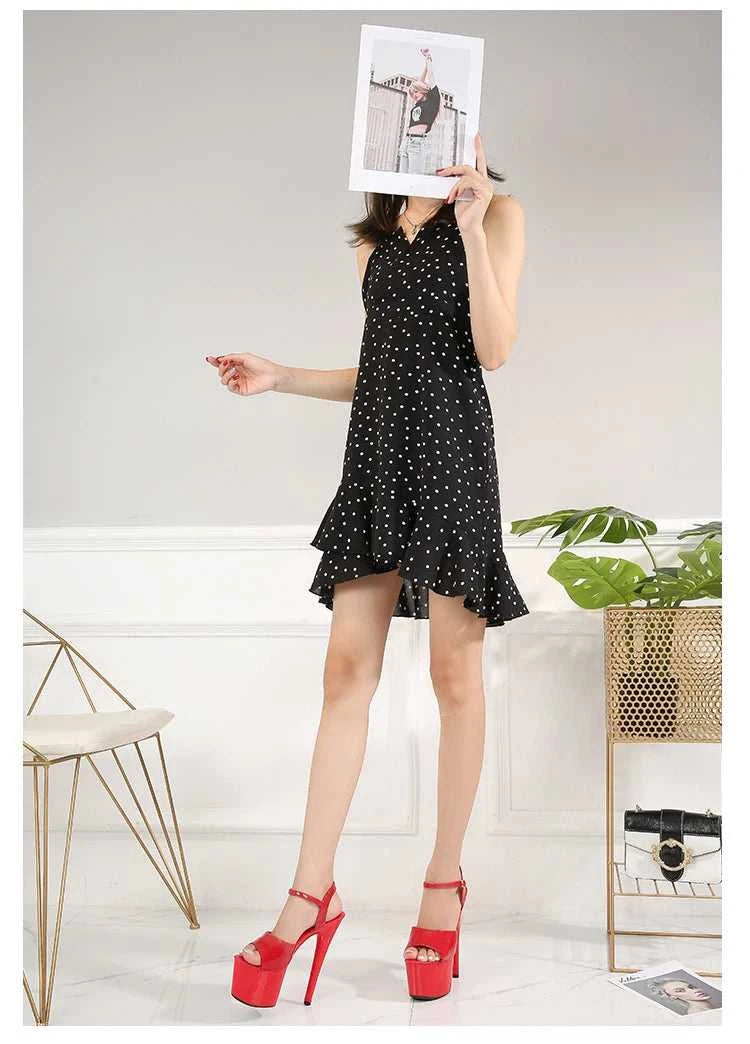 2022 Stripper Pole Dance Shoes High Heels Women Sexy Show Shoes Party Club 13 15 17CM Sandals Platform High-heeled Shoes Wedding The jack market .AU The jack market .AU Step Up Your Style: Trendy Shoes for Every Occasion! $ 94 14:366#Blue leopard;200000124:3434