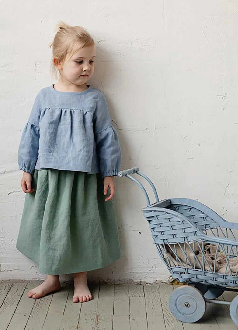 Chic Back Bow Tie Linen Shirt Girls 2026 New Solid Color Casual Loose Baby Kids Long-Sleeved Blouse Autumn Clothes The jack market .AU The jack market .AU Mum & Kids: Essential Products for Every Family $ 45 14:350853#White;200000463:200169197#110cm;200007763:201336100