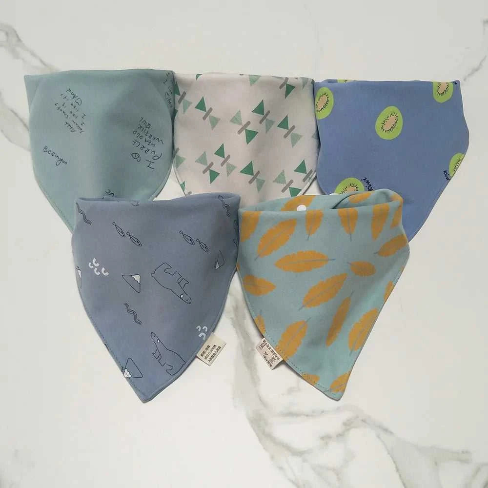 5Pcs/Lot Baby Bandana Bibs Cotton Triangle Double Layer Infant Feeding Burp Cloths Saliva Towel Apron Newborn Accessories The jack market .AU The jack market .AU Mum & Kids: Essential Products for Every Family $ 27 14:173#8;200007763:201336100