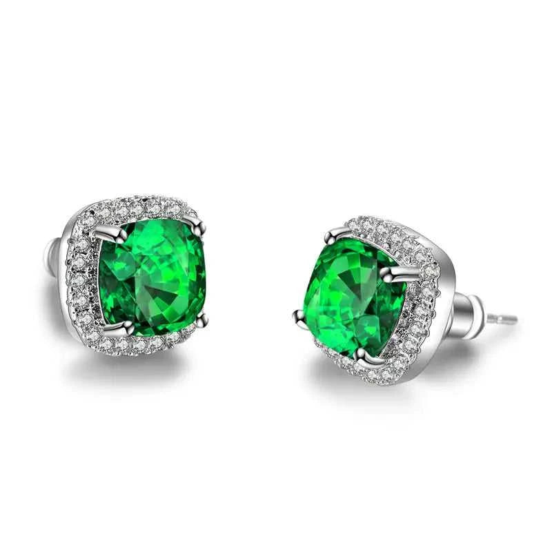 Luxury Female Crystal Zircon Stone Earrings Fashion Silver Color Jewelry Vintage Double Stud Earrings For Women The jack market .AU The jack market .AU Jewellery & Chains $ 47 200001034:361180#Silver Yellow