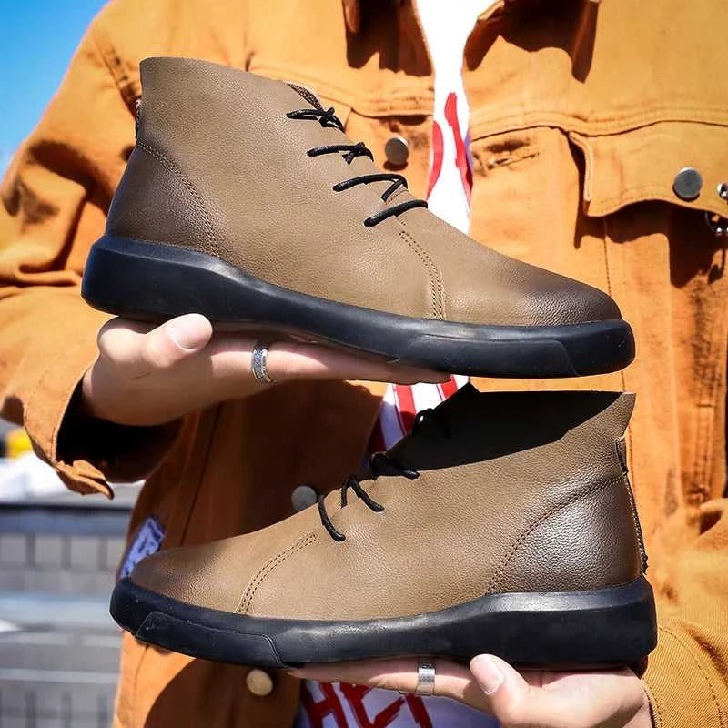Winter Men Boots Genuine Leather Ankle Boots Men Winter Casual Shoes Men Waterproof Warm Fur Snow Boots for Men Botas JKPUDUN The jack market .AU The jack market .AU Step Up Your Style: Trendy Shoes for Every Occasion! $ 84 14:365458#Khaki no Fur;200000124:699