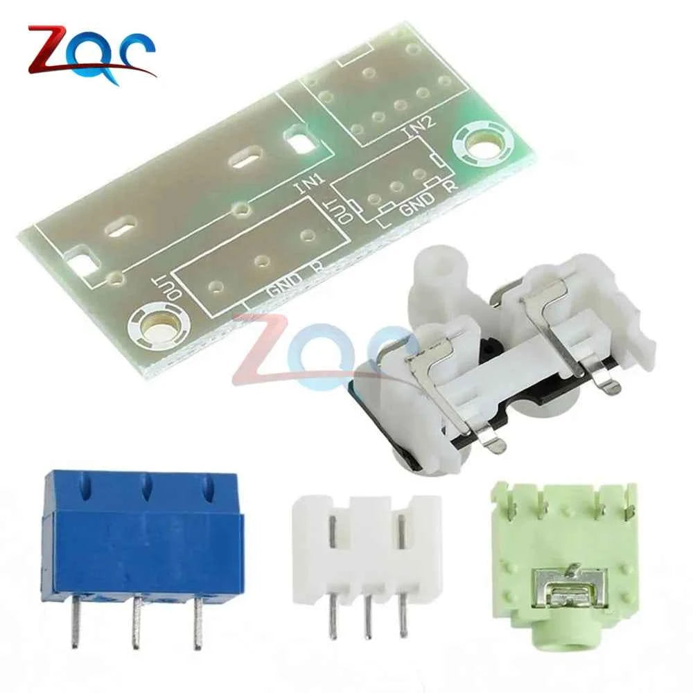 AudioXpert RCA Audio Switch Board - 3.5mm Input Block Amplifier DIY Kit for Ultimate Sound Control