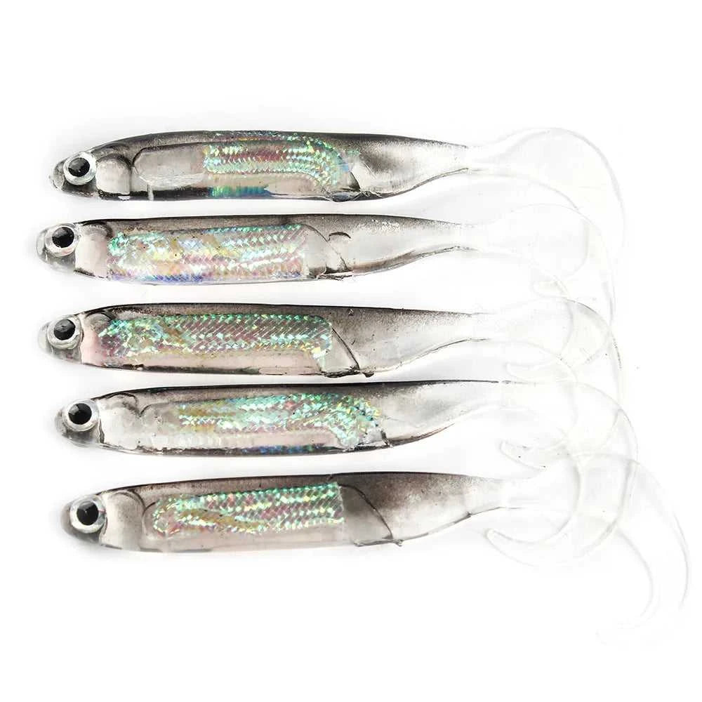 5Pcs/lot Fishing Soft Bait 7CM 7.5CM 1.7G 2.3G 2.7G T Tail fish Fishing Lures Rainbow Color Sequin Swing Fishing Spinner Bait The jack market .AU The jack market .AU Fishing Gear $ 21 14:29#tip lure