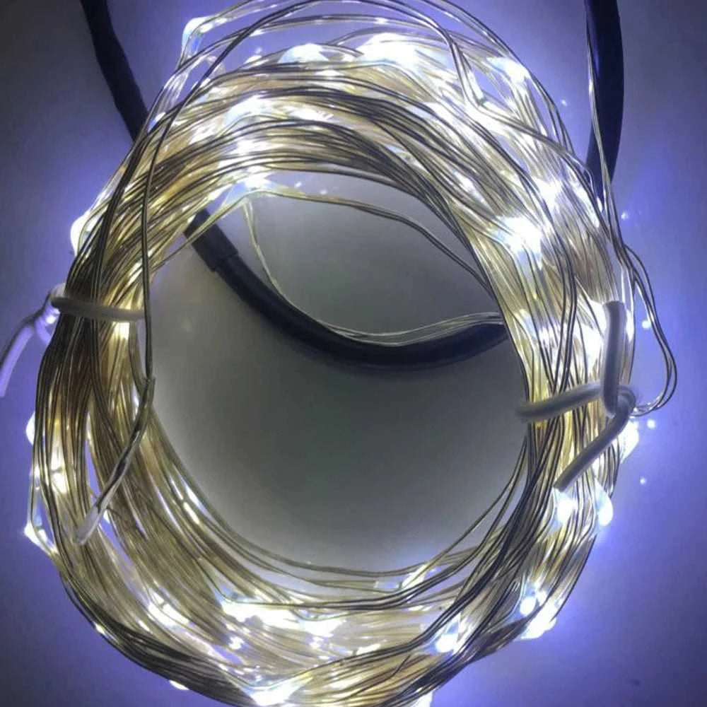 10M 5M 100 50 LED 3XAA Battery LED String Lights for Xmas Garland Party Wedding Decoration Christmas Tree Flasher Fairy Lights The jack market .AU The jack market .AU Home $ 51 136:173#Blue;14:366#5M 50LEDs