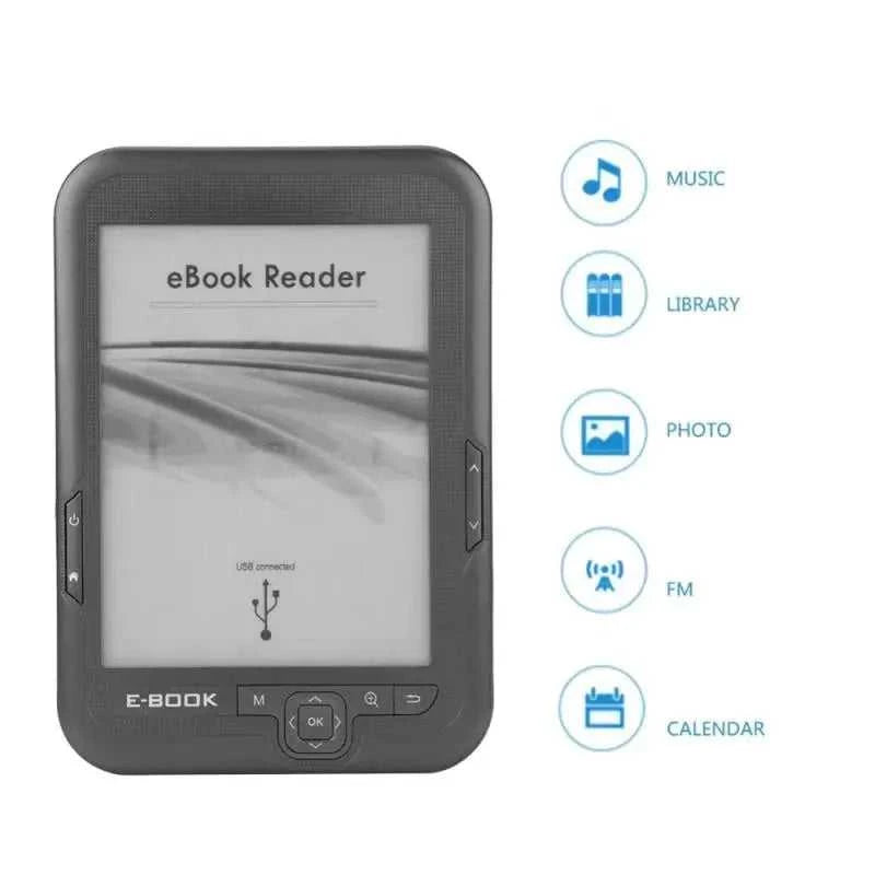 16GB E book reader 6 inch HD eink screen 2500mAh battery pocket books gift pu cover ELECTSHONG The jack market .AU The jack market .AU Accessories Electronics $ 171 14:29#16GB