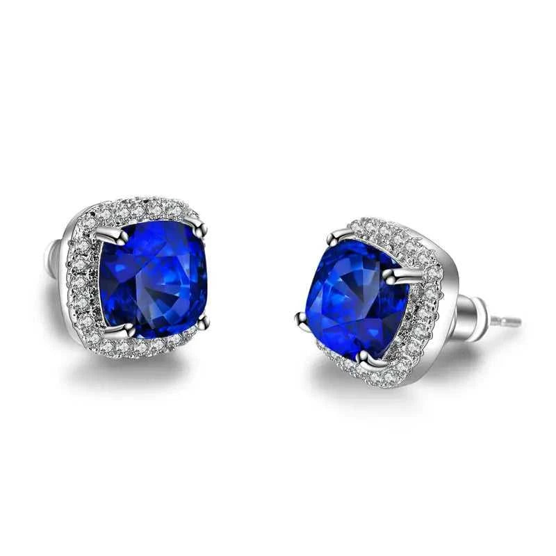 Luxury Female Crystal Zircon Stone Earrings Fashion Silver Color Jewelry Vintage Double Stud Earrings For Women The jack market .AU The jack market .AU Jewellery & Chains $ 47 200001034:361180#Silver Yellow