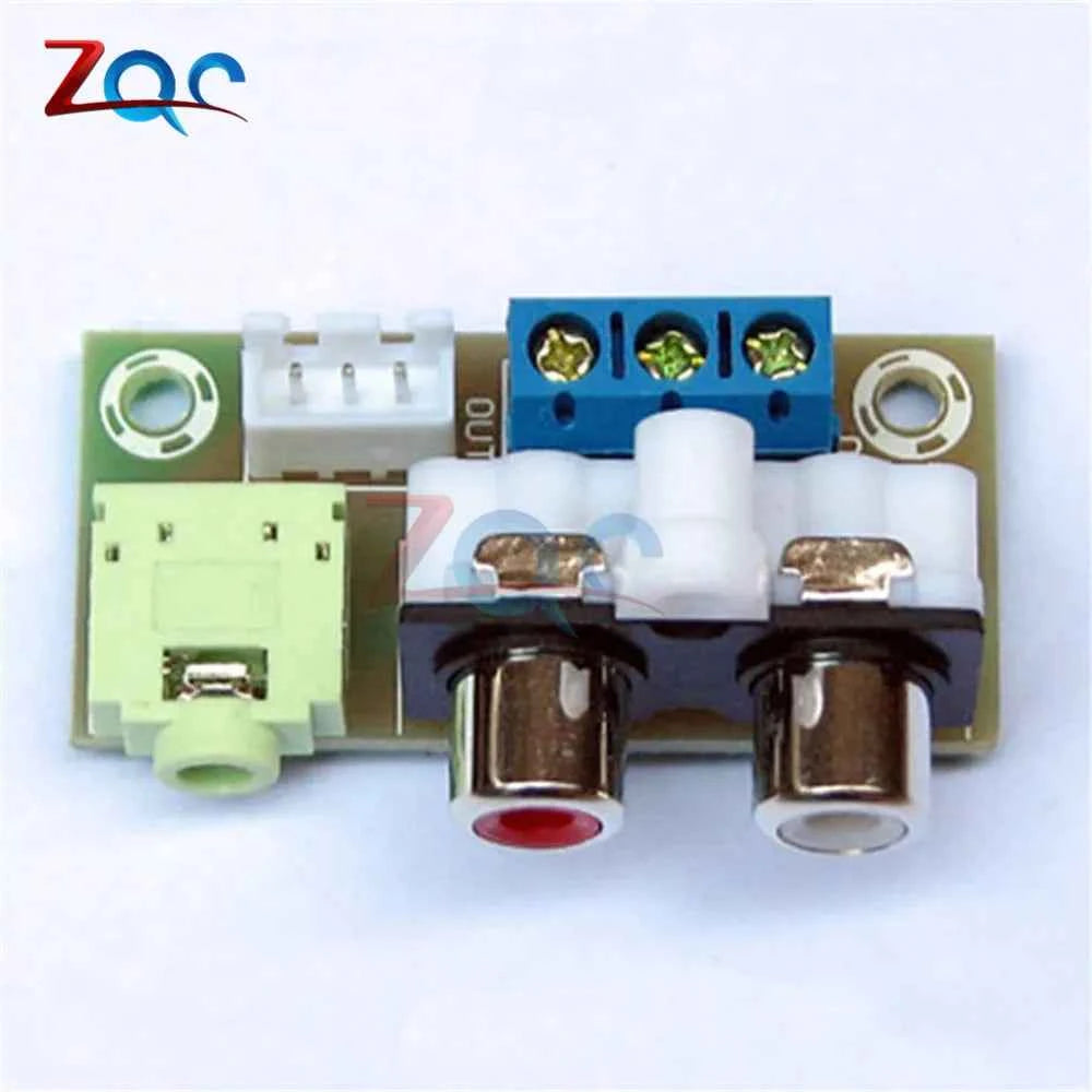 AudioXpert RCA Audio Switch Board - 3.5mm Input Block Amplifier DIY Kit for Ultimate Sound Control