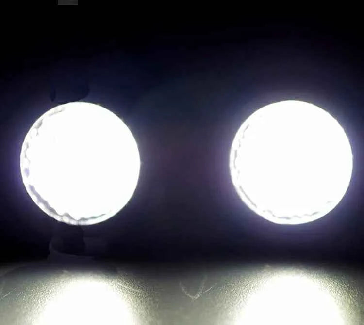 Mini size DIY Aluminum Alloy Parking Radar design led Eagle eye light for Car Side Mirror Puddle lamp Under Rearview glass light