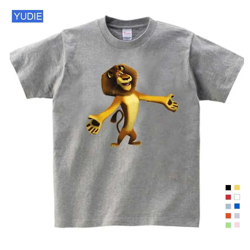 Best Sellers Cartoon Printing Madagascar Summer New T Shirt Alex Marty Cute Funny T Shirt Summer Send Children Birthday Gift The jack market .AU The jack market .AU Mum & Kids: Essential Products for Every Family $ 35 14:193#T-shirt;200000463:200661901