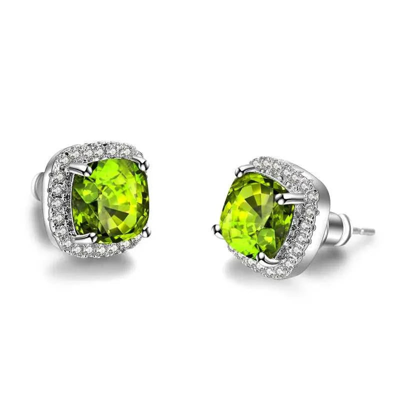 Luxury Female Crystal Zircon Stone Earrings Fashion Silver Color Jewelry Vintage Double Stud Earrings For Women The jack market .AU The jack market .AU Jewellery & Chains $ 47 200001034:361180#Silver Yellow