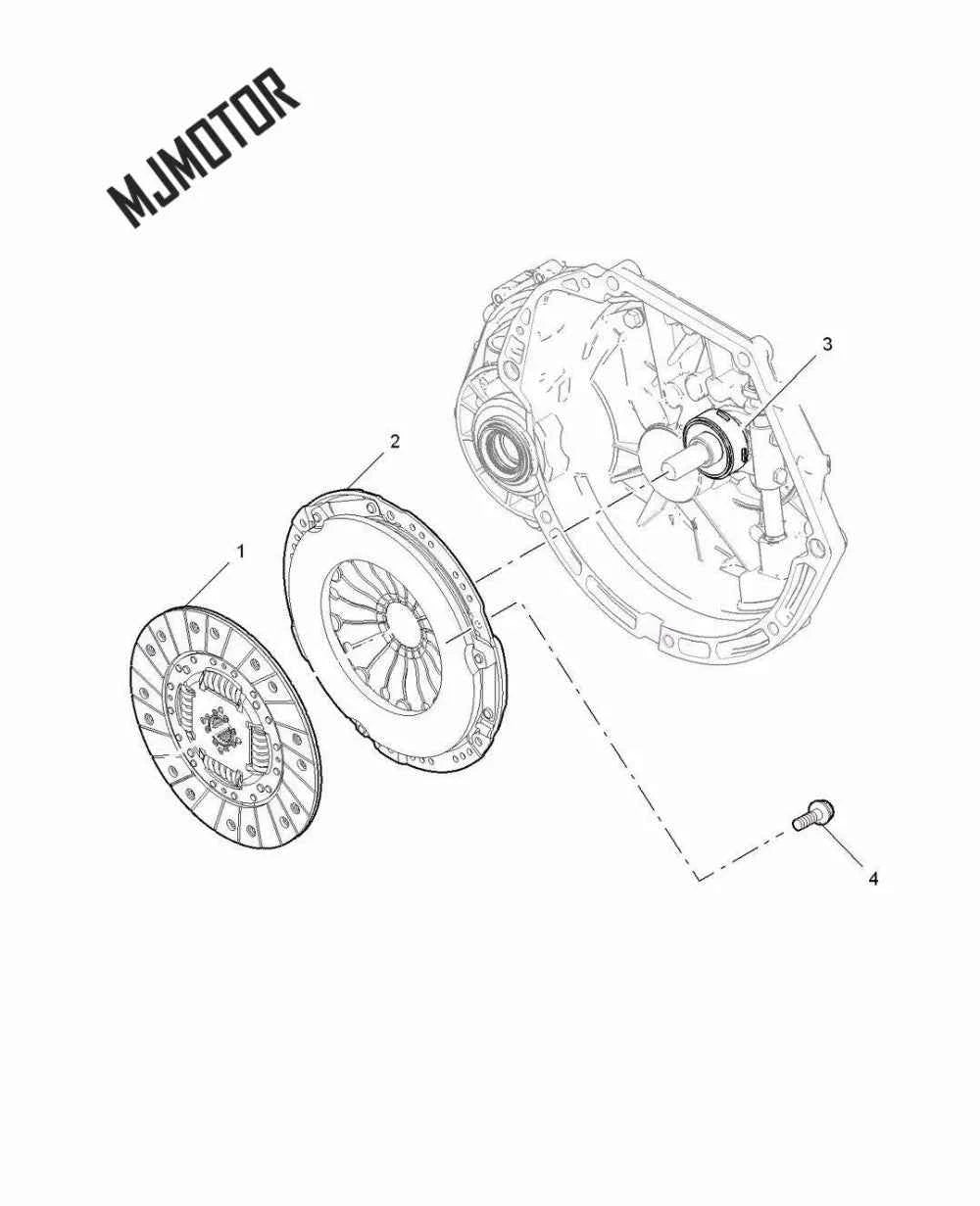 3pcs/kit Clutch Pressure Plate / Clutch Disc / Release Bearing for Chinese SAIC ROEWE MG3 Auto car motor parts 30005117