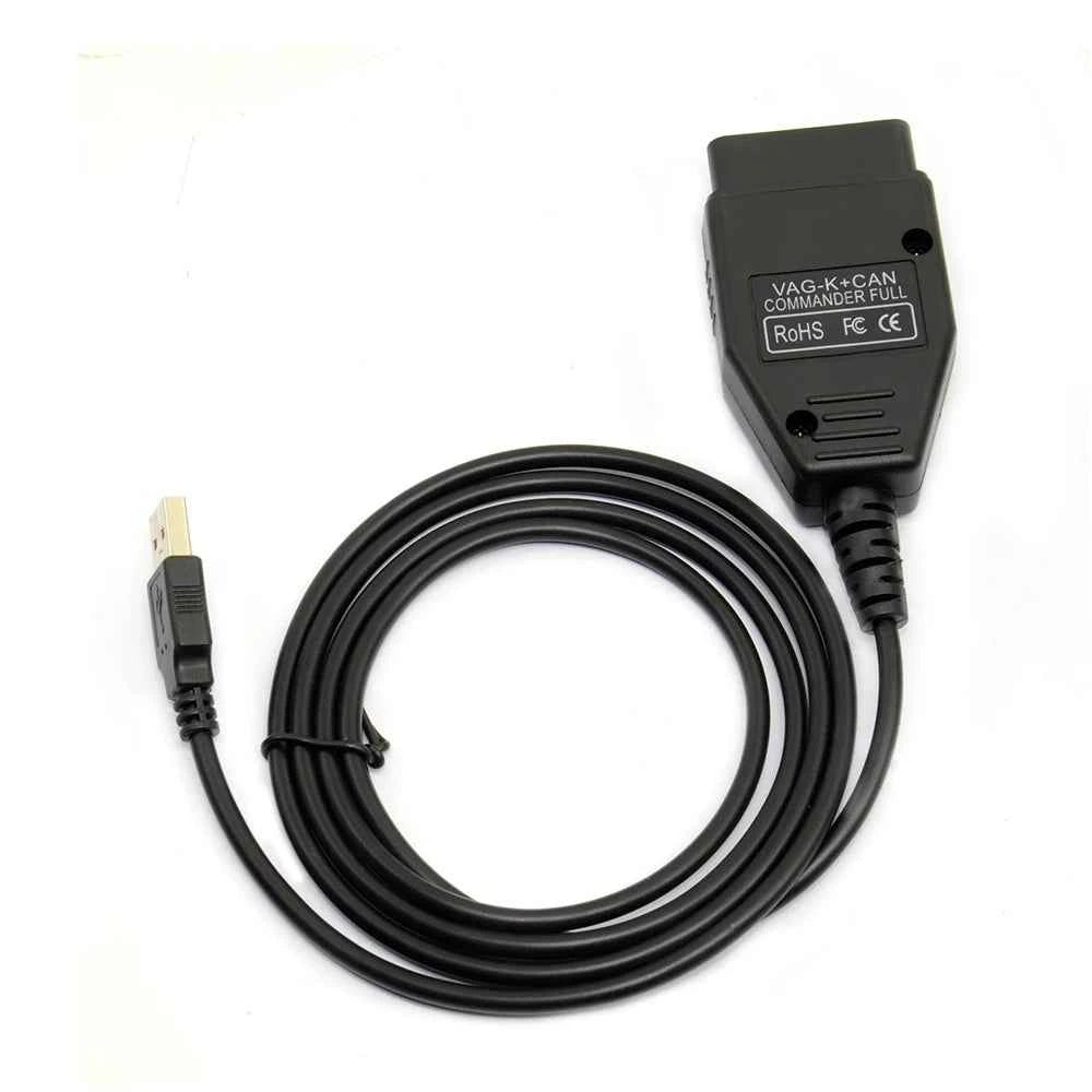VAG K CAN Commander 1.4 FTDI PIC18F25K80 K+CAN 1 4 OBD 2 OBD2 Auto Car Diagnostic Tools Interface COM K-line Cable