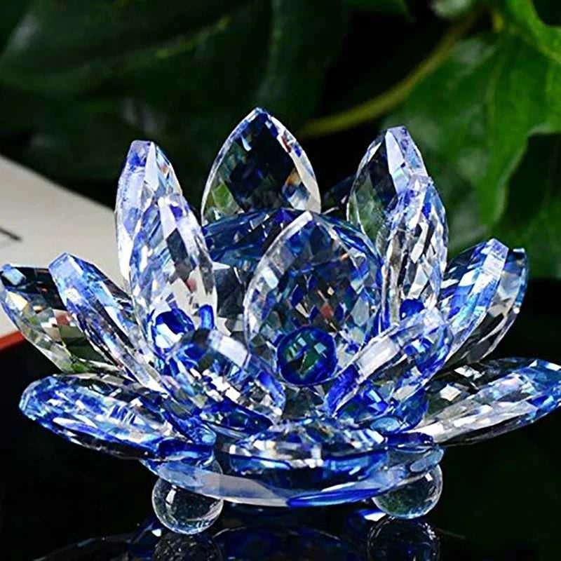 80/100/120/140/200mm 1pcs Blue Color Crystal Lotus Flower Paperweight For Feng Shui Home Decor Office Collections The jack market .AU The jack market .AU Home $ 44 14:10#Blue;5:361386#120mm