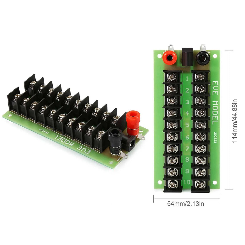 Evemodel 1X Power Distribution Board 3 Inputs 10 pairs Outputs for DC AC Voltage PCB005 Power Control The jack market .AU The jack market .AU Little Wonders $ 62 <none>
