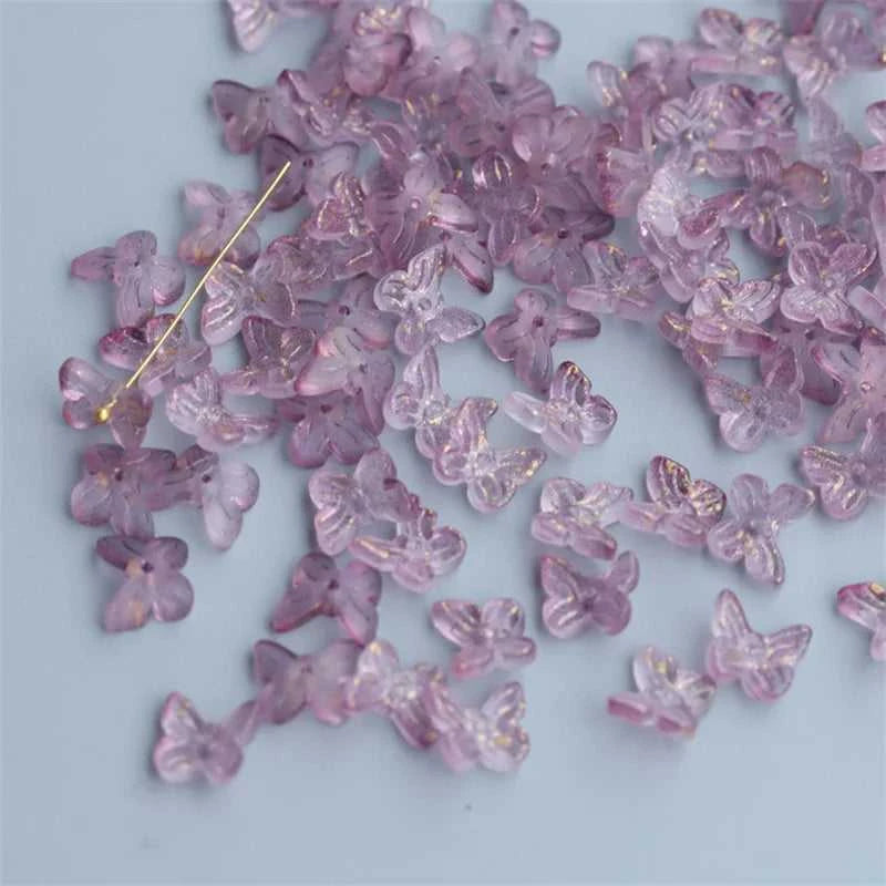 New Design Butterfly Glass Beads Handmade Material 10mm Gradient Loose Pendant Jewelry Accessories For Earring DIY Charms Beads The jack market .AU The jack market .AU Jewellery & Chains $ 53 14:200004891#10;200000196:1181#10mm (50PCS)