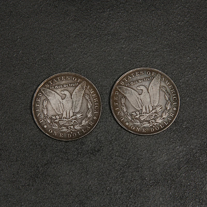 1 Pcs Steel Morgan Dollar (3.8cm Dia) Magic Tricks Can Be Sucked Props Accessorie Used Appearing/Disappearing Coin Magie