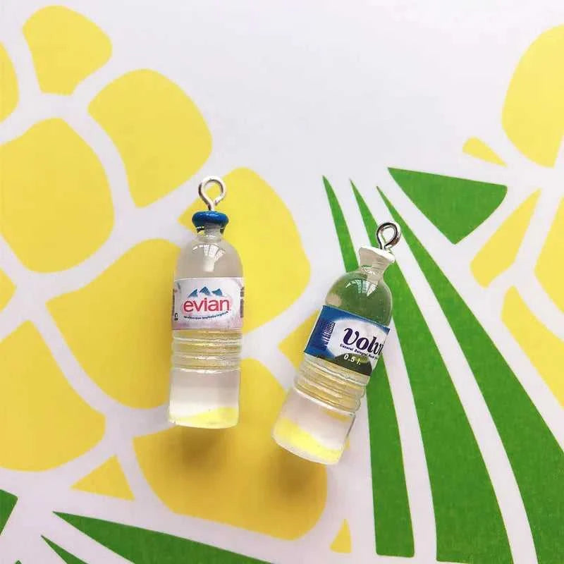 Cute 10pcs/pack Water Bottle Resin Charms Pendant Earring Keychain DIY Fashion Jewelry Accessories The jack market .AU The jack market .AU Jewellery & Chains $ 48 200001033:504#volvic