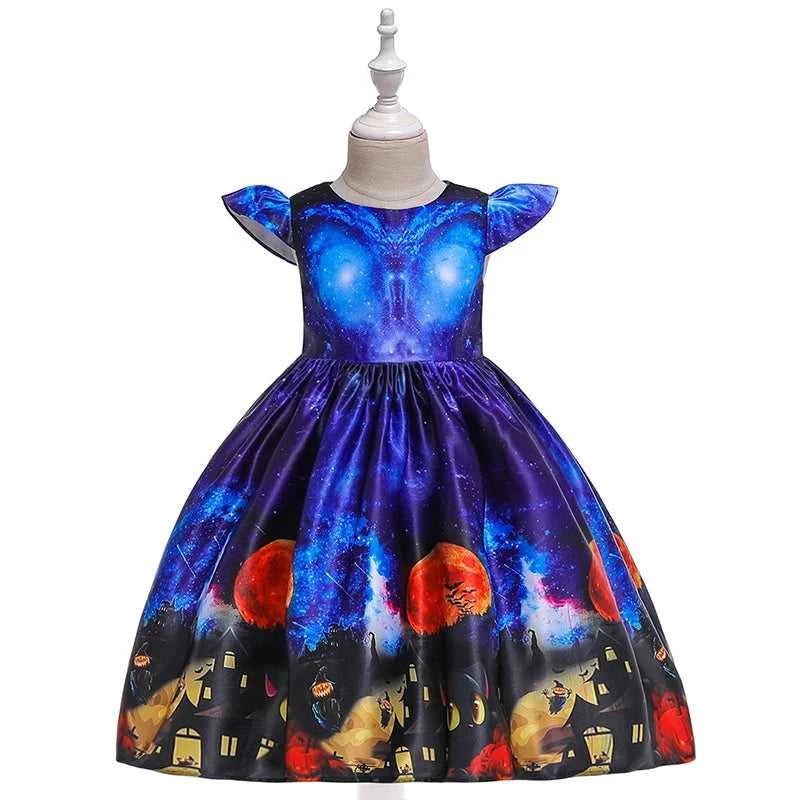 Girls Dress Halloween Costume For Kids Girl Party Dresses Children Girls Pumpkin Lace Witch Printed Cosplay Princess Dress The jack market .AU The jack market .AU Mum & Kids: Essential Products for Every Family $ 44 14:350852#black;200000463:200004187#100 (2T)