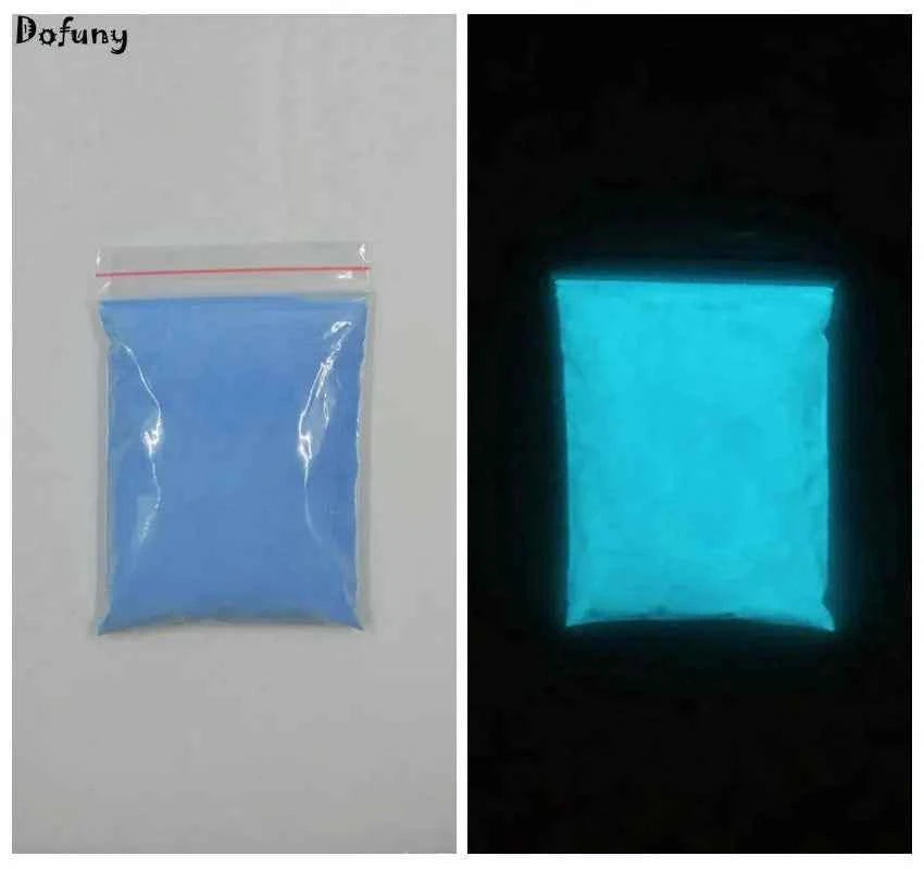 BrightGlow Ultrafine Fluorescent Phosphor Powder - Luminous Glow in the Dark Pigment for Vibrant Coatings