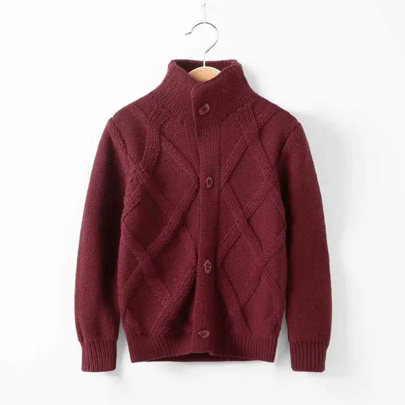 2023 new Spring Autumn Boys Sweater Solid Color Keep Warm Knitting Jacquard Weave V-neck Cardigan For Kids 2-10 Years Old The jack market .AU The jack market .AU Mum & Kids: Essential Products for Every Family $ 42 14:1254#Picture Color;200000463:200004187#2T-3T