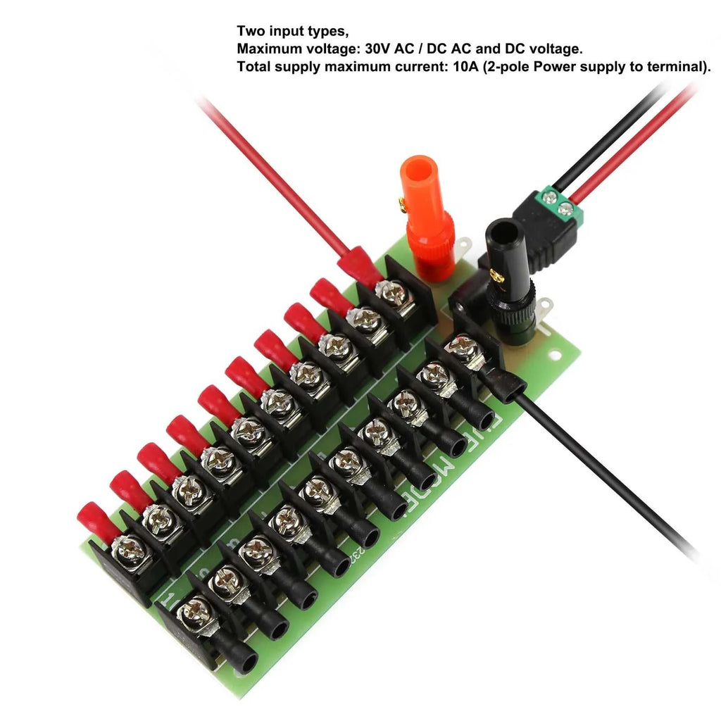 Evemodel 1X Power Distribution Board 3 Inputs 10 pairs Outputs for DC AC Voltage PCB005 Power Control The jack market .AU The jack market .AU Little Wonders $ 62 <none>