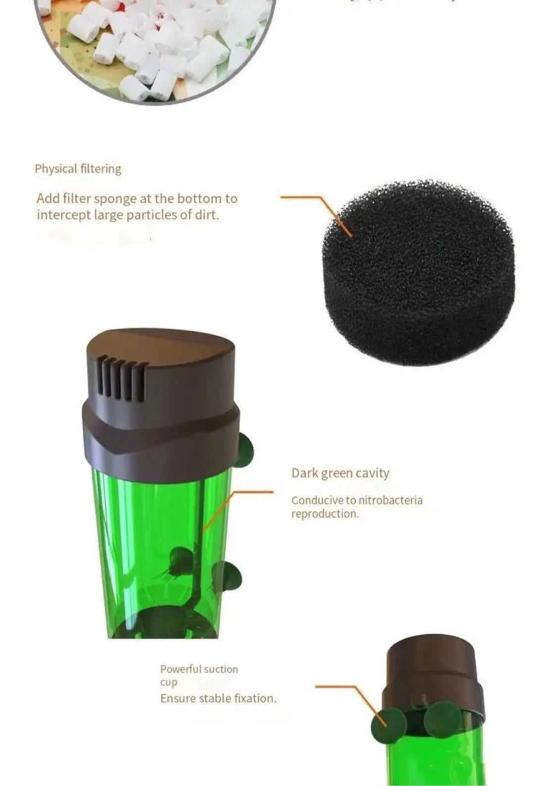 Fish tank fluidized bed filter oxygen supply water fairy rolling filter biochemical filter physical filter aquarium accessories， The jack market .AU The jack market .AU Fishing Gear $ 35 14:29#S