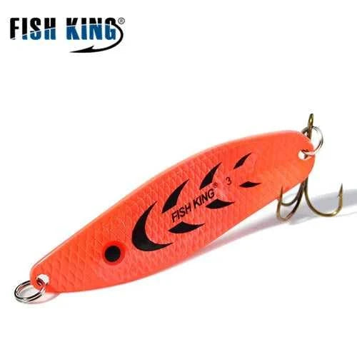 FISH KING 20-30g Metal Spoon Hard Fishing Lure Artificial Wobblers For Trolling Trout Spoon Bait Bass Pike With Treble Hook The jack market .AU The jack market .AU Fishing Gear $ 20 14:200002984#004;5:100014443#30g
